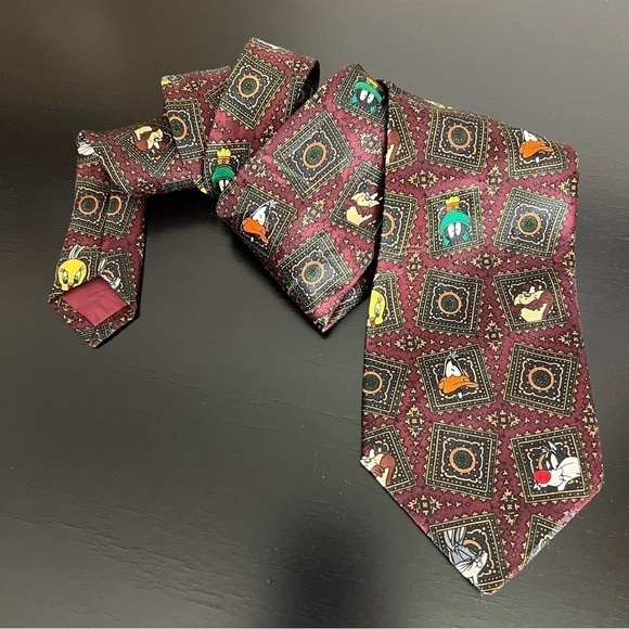 Vintage tie Looney Tunes Mania Vintage characters Tie - Picture 3 of 9